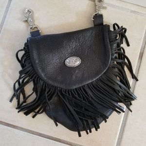 Motorcycle Leather Handbag